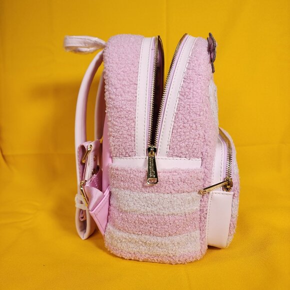 Loungefly Disney Parks Cheshire Cat Alice In Wonderland Chenille Mini Backpack main image 8